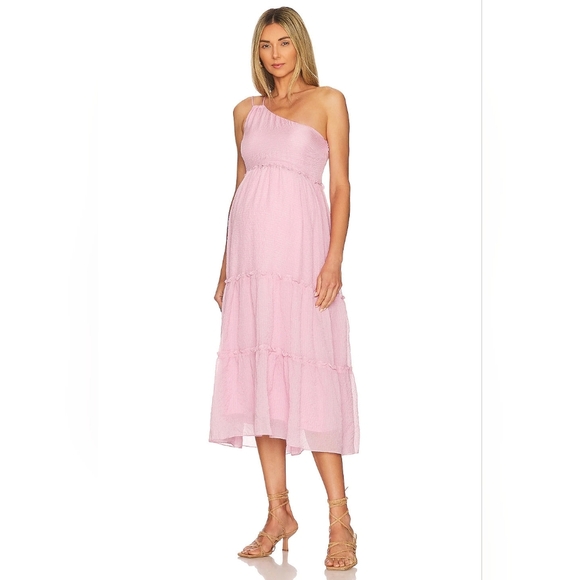 HATCH The Joy Midi Sleeveless Maternity Dress In Lilac Size 2 Women's - Picture 4 of 14